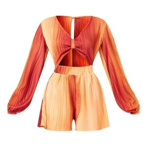 NWT Ombré Balloon Sleeve Romper